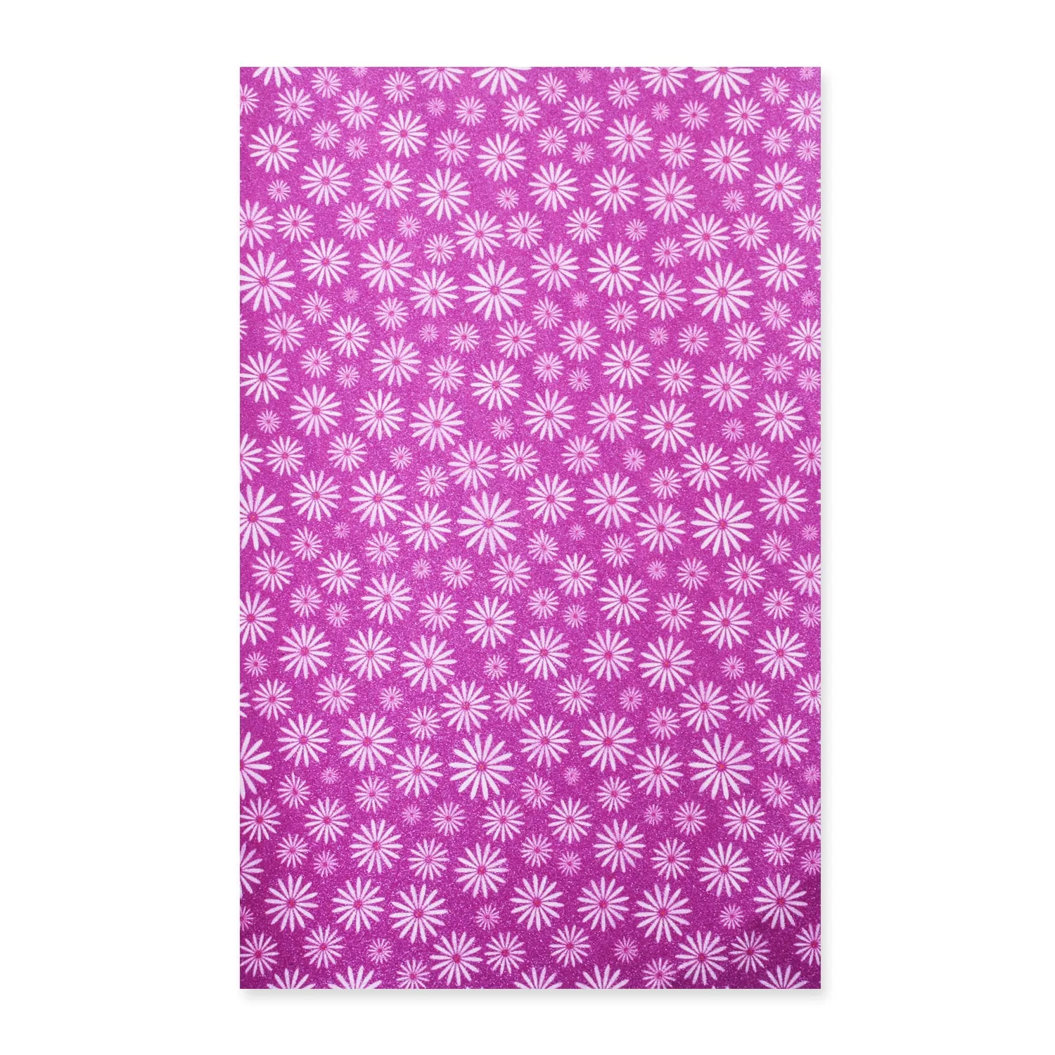 8*12" PU Chrysanthemum Embossed Faux leather sheets Glitter Vinyl Sheets for craft 1pcs 102626
