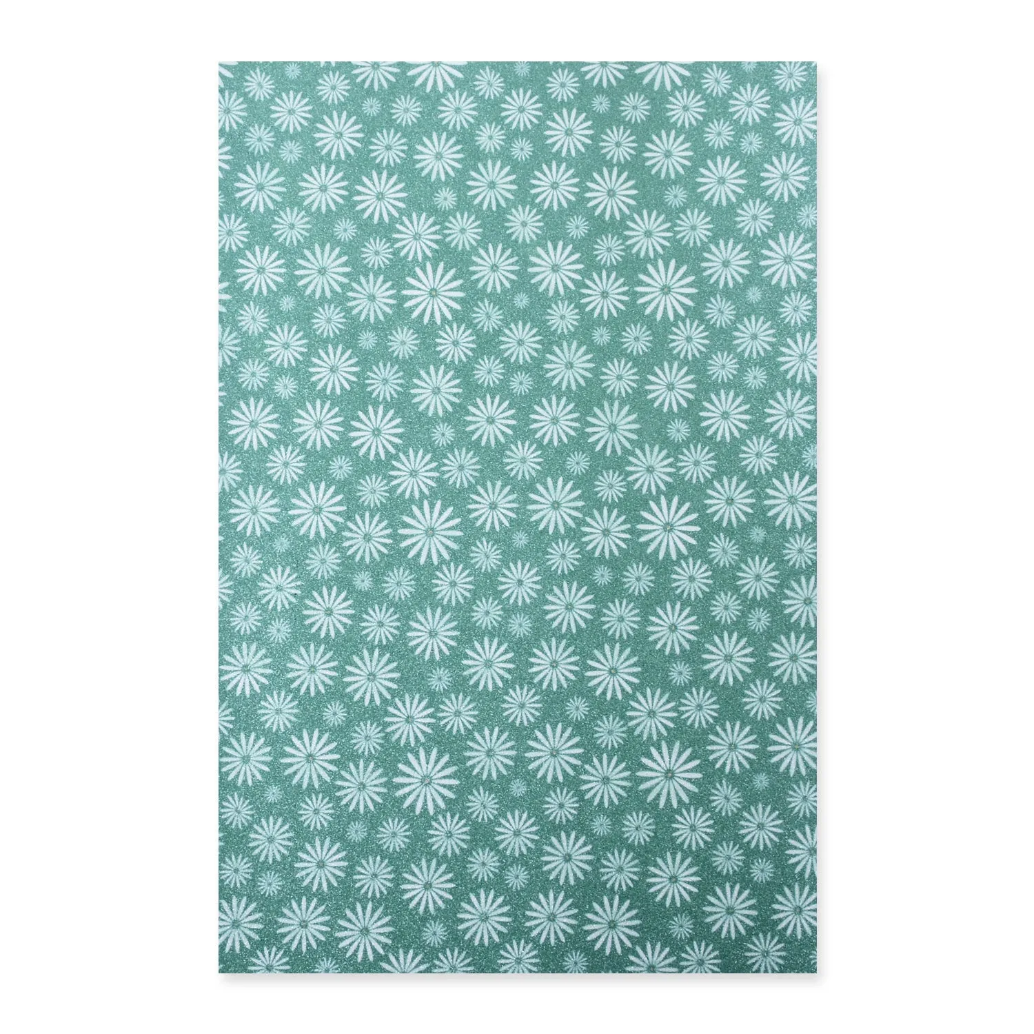 8*12" PU Chrysanthemum Embossed Faux leather sheets Glitter Vinyl Sheets for craft 1pcs 102626