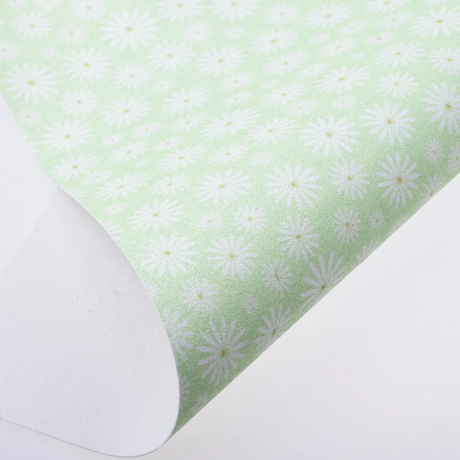8*12" PU Chrysanthemum Embossed Faux leather sheets Glitter Vinyl Sheets for craft 1pcs 102626