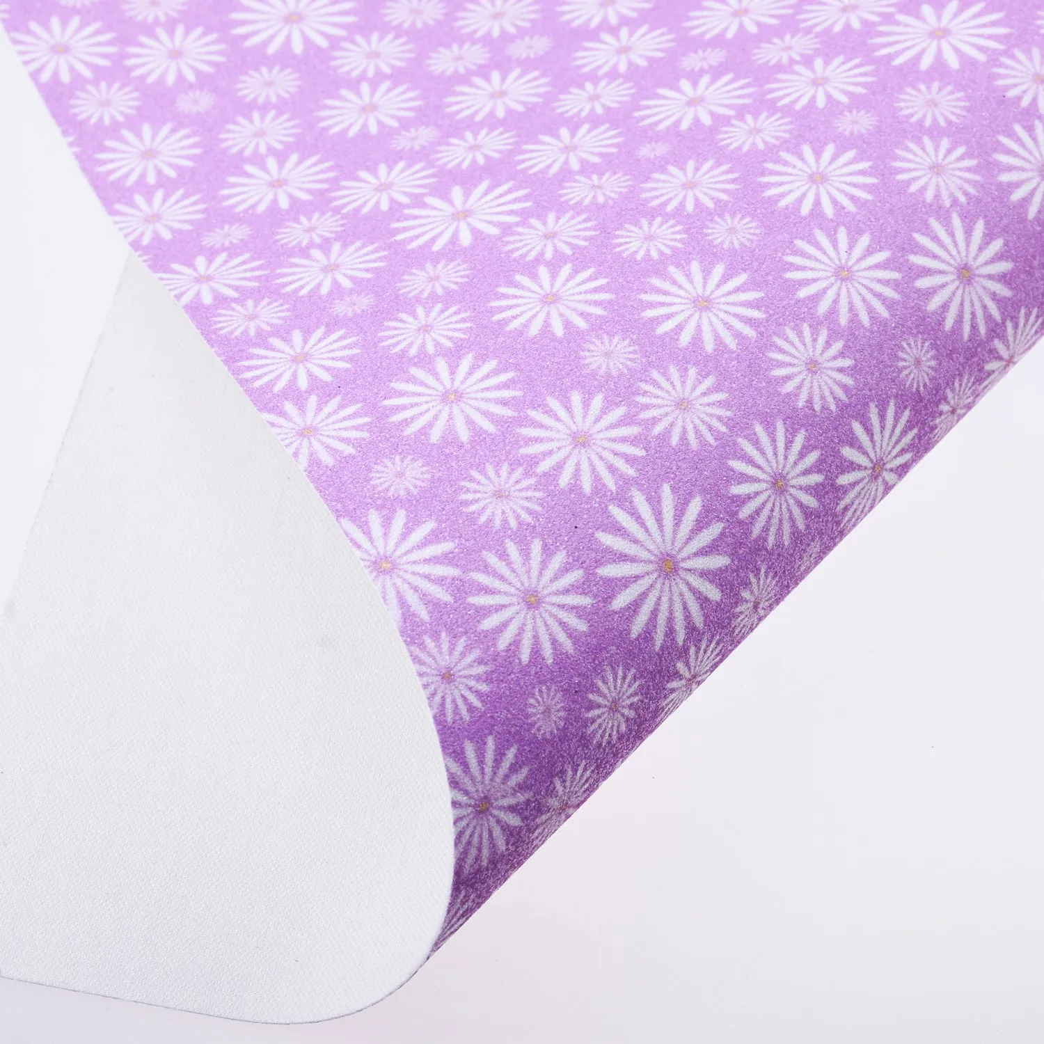 8*12" PU Chrysanthemum Embossed Faux leather sheets Glitter Vinyl Sheets for craft 1pcs 102626