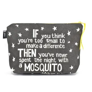 Akija™ Make a Difference African Proverb Pouch - Gray