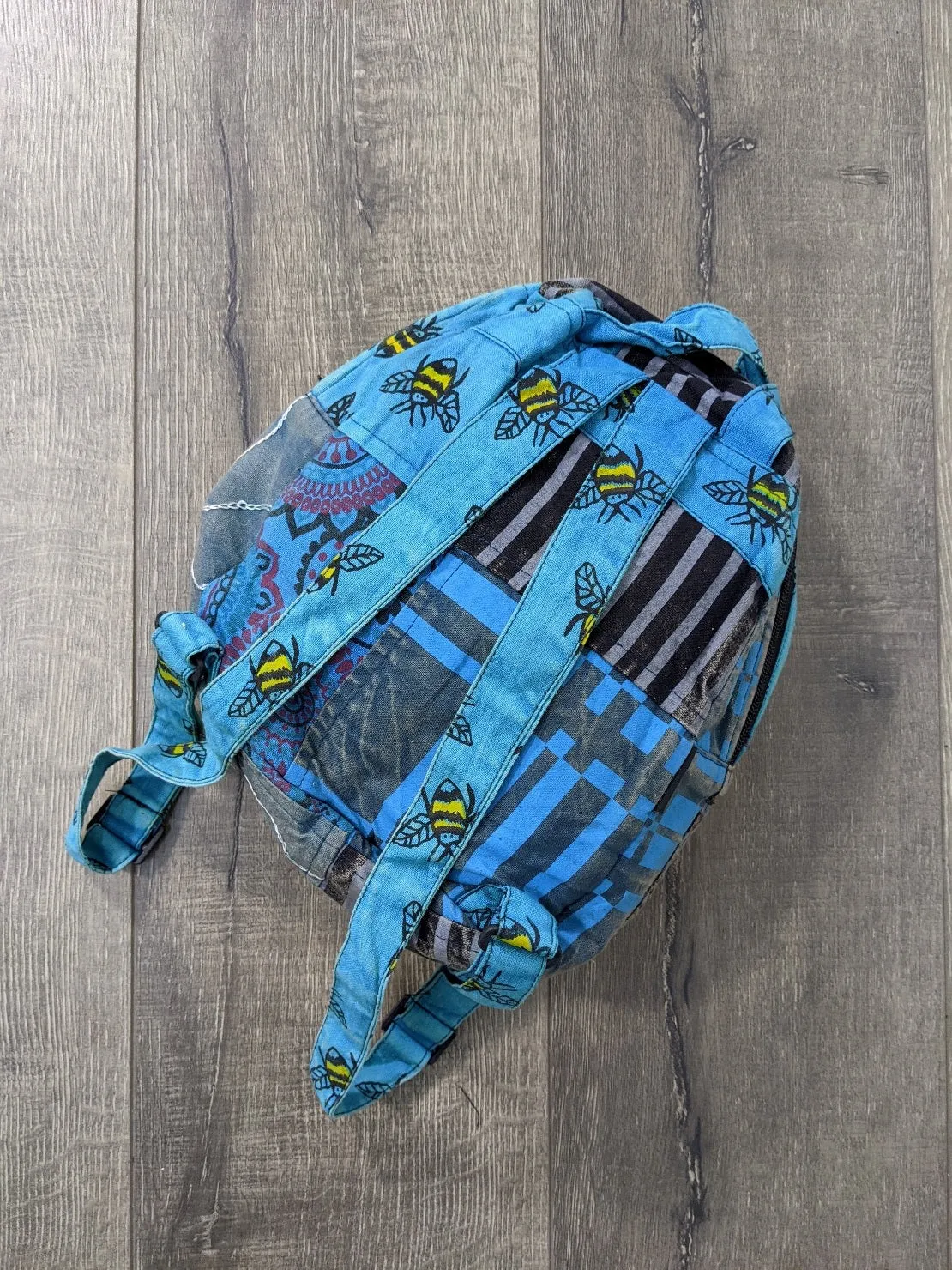 Assorted Bee Print Baby Backpack