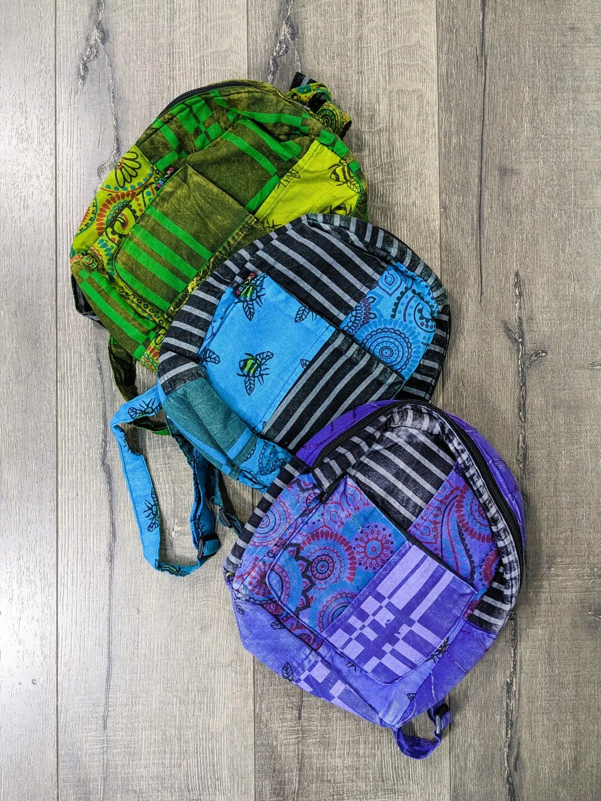Assorted Bee Print Baby Backpack