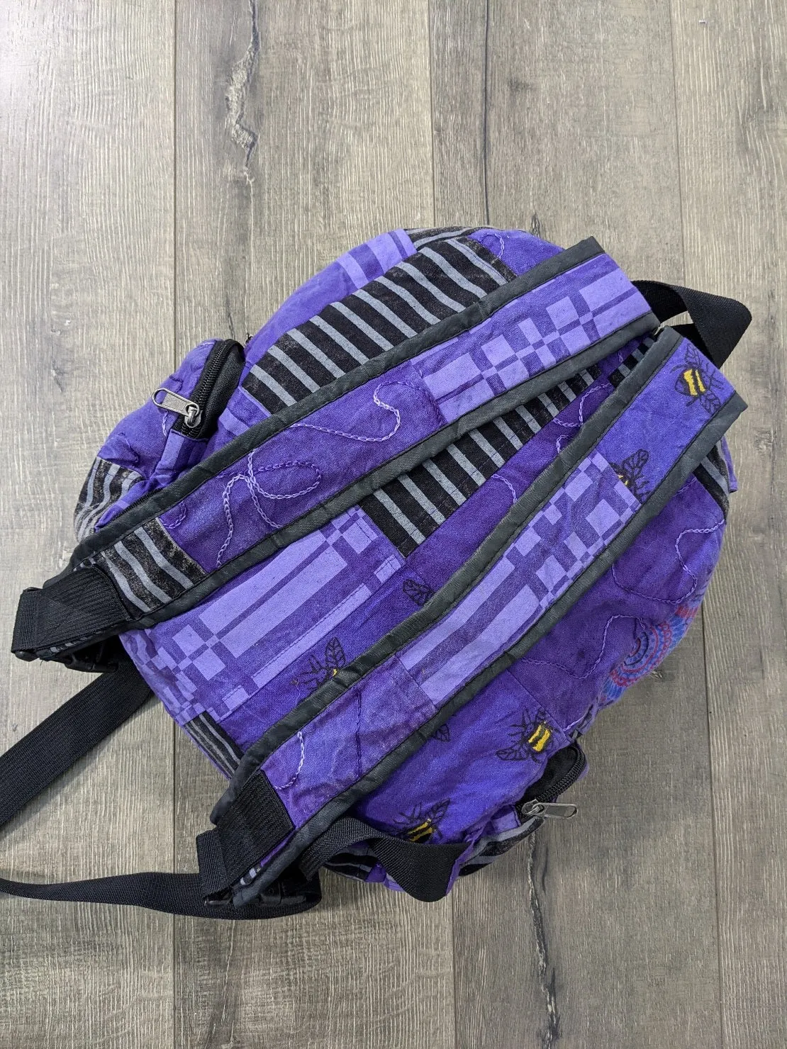 Assorted Bee Print Backpack