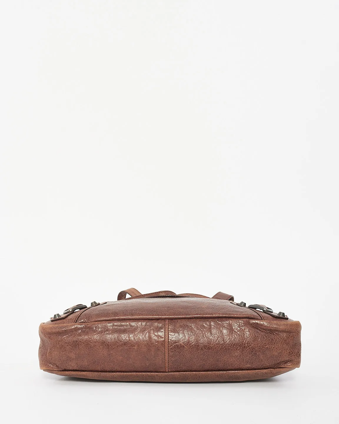 Balenciaga Brown Leather Arena First City Bag