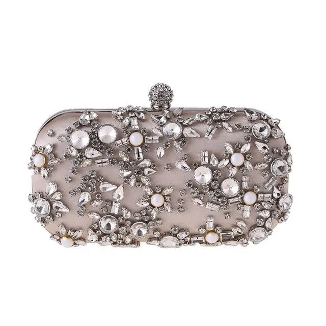 Beaded Evening Bag Diamond Wedding Banquet Clutches