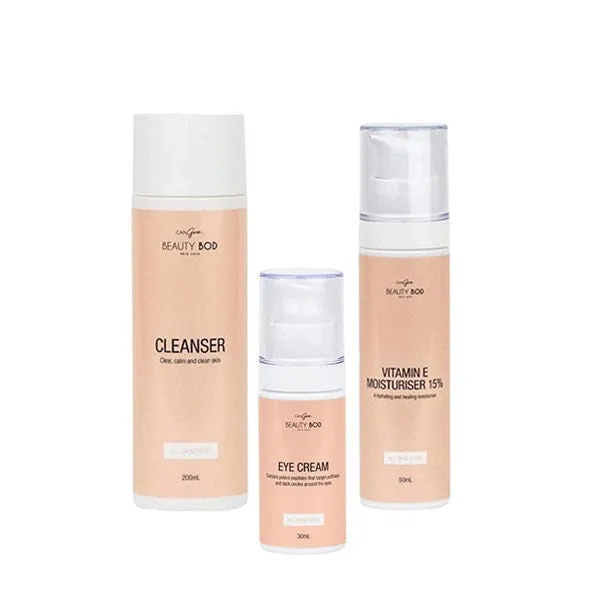 Beauty Bod Facial Basics Trio Pack – 3-Step System