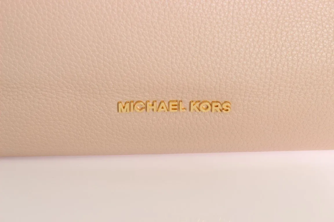 Beige Jet Set Leather Tote Handbag