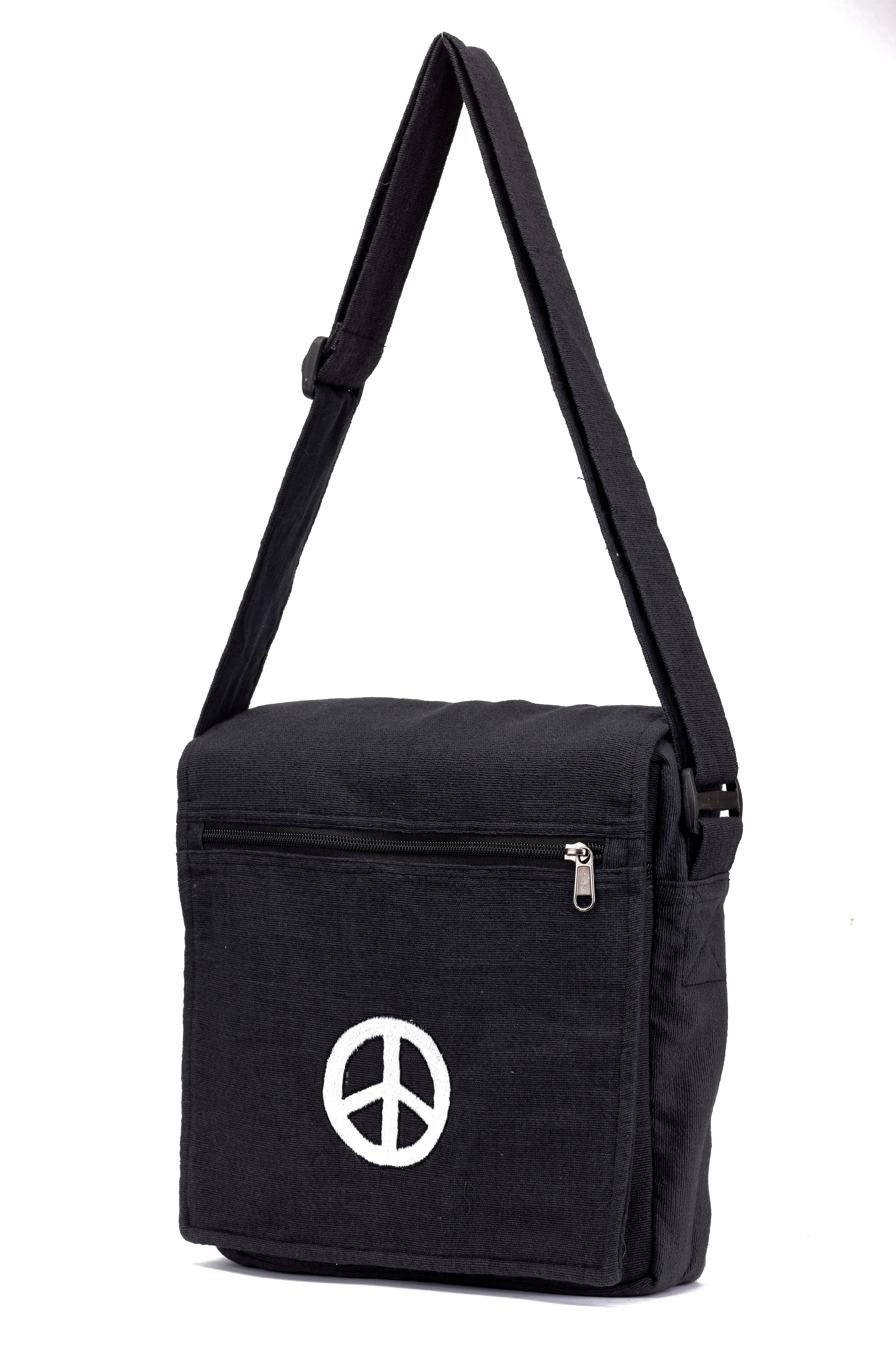 Bheri Black Embroidered Side Bag