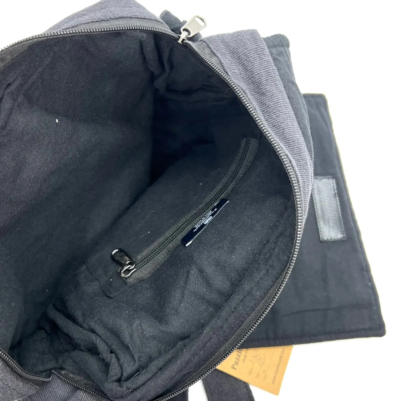 Bheri Black Embroidered Side Bag