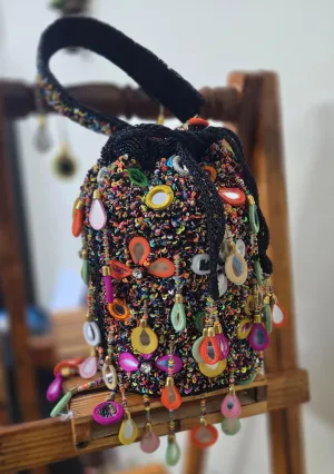 Black mirror potli bag