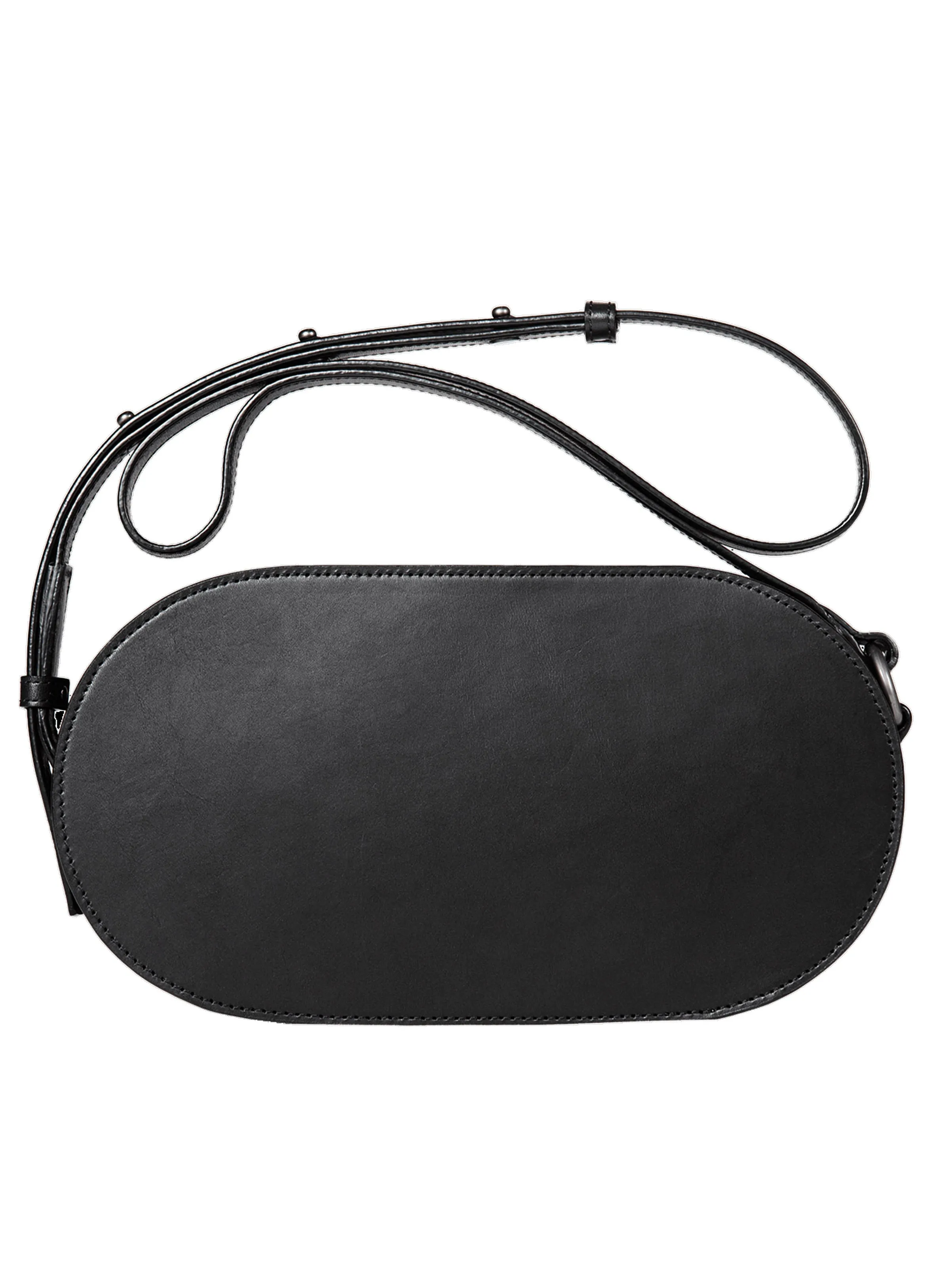 Black Nume Oval Shoulder Bag