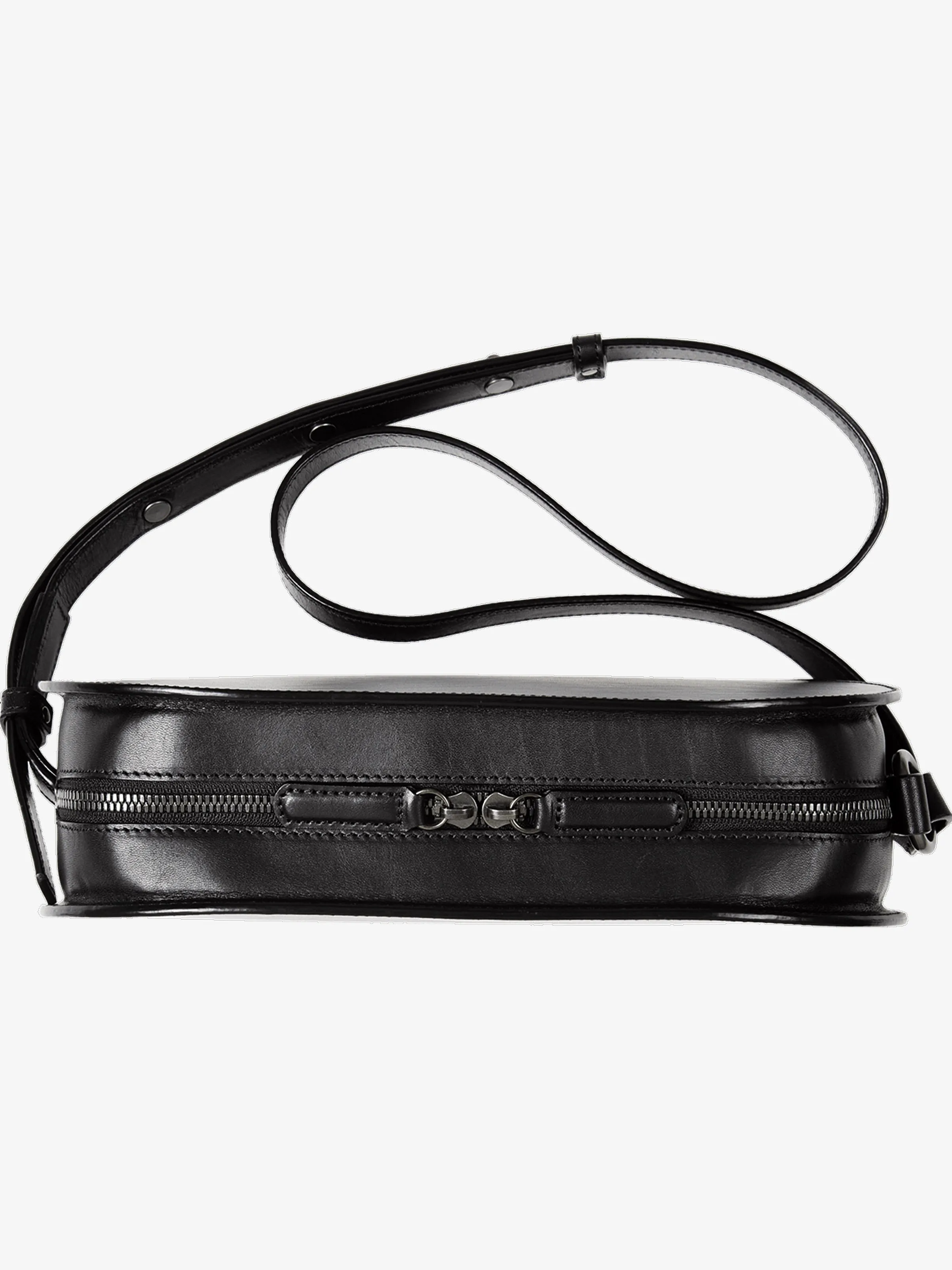 Black Nume Oval Shoulder Bag
