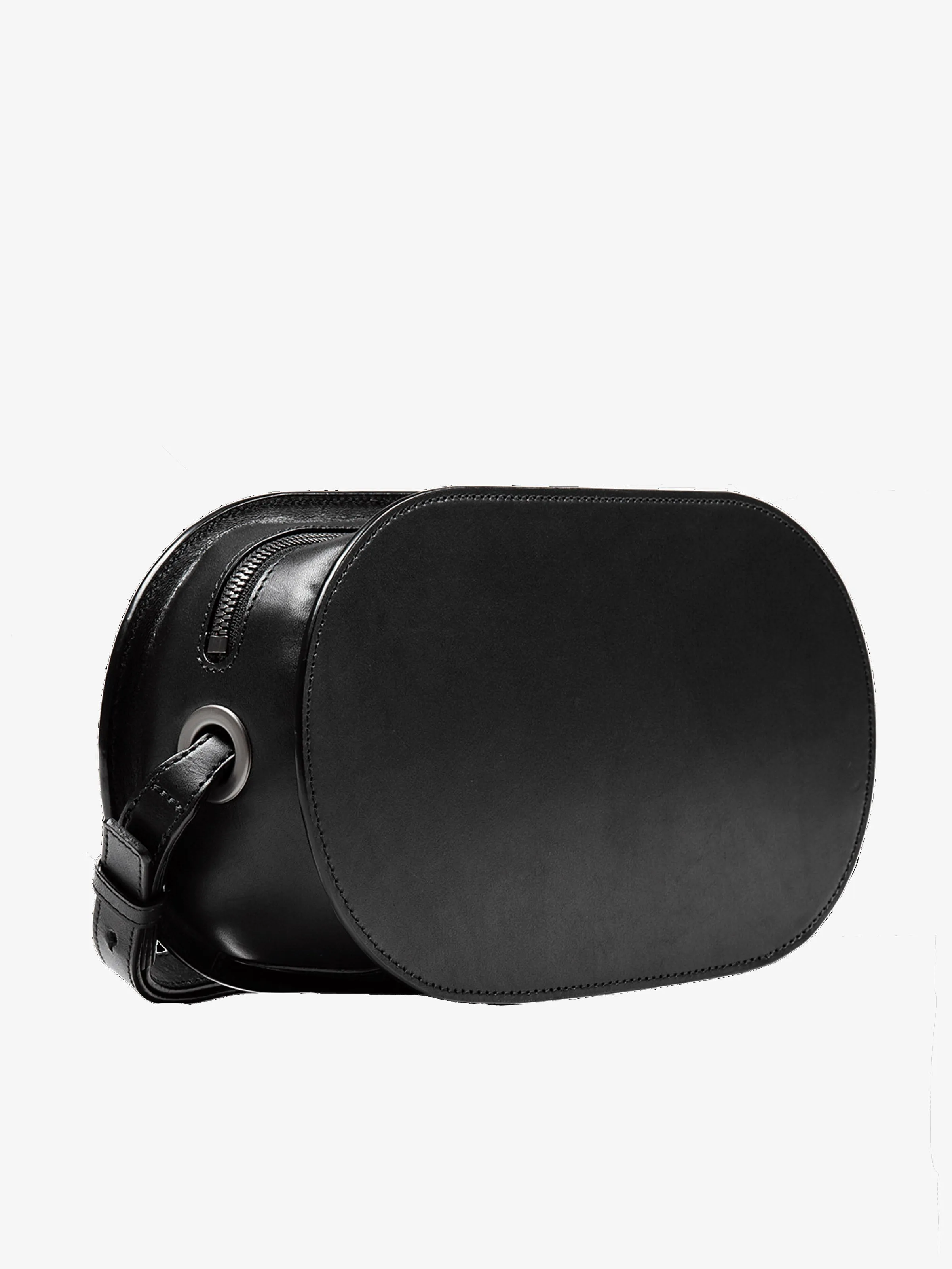 Black Nume Oval Shoulder Bag