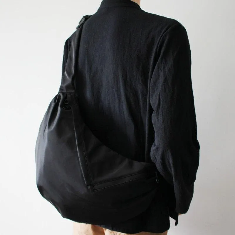 Black Oxford Hobo Bag