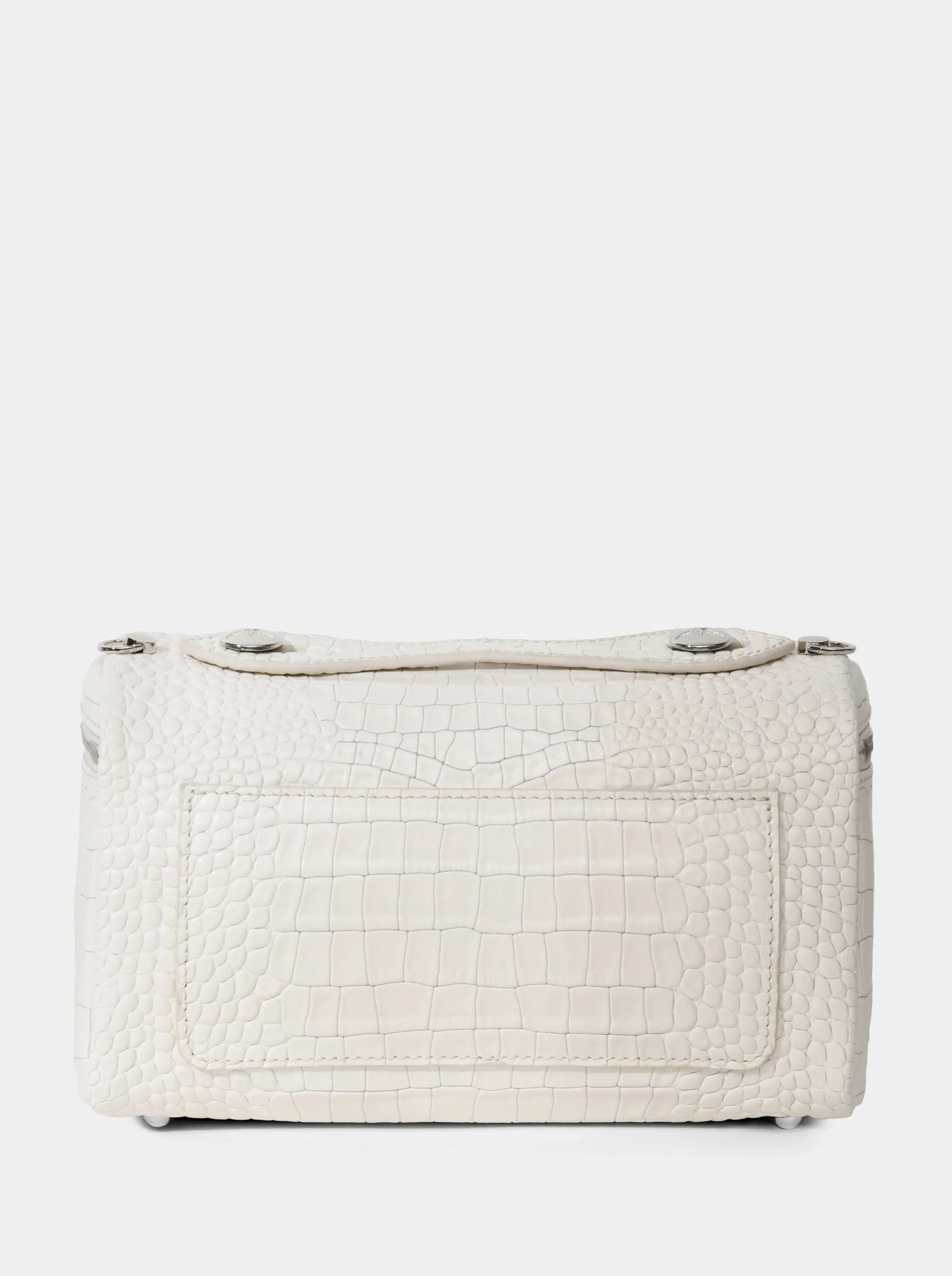 BOX OFF WHITE CROCO BAG