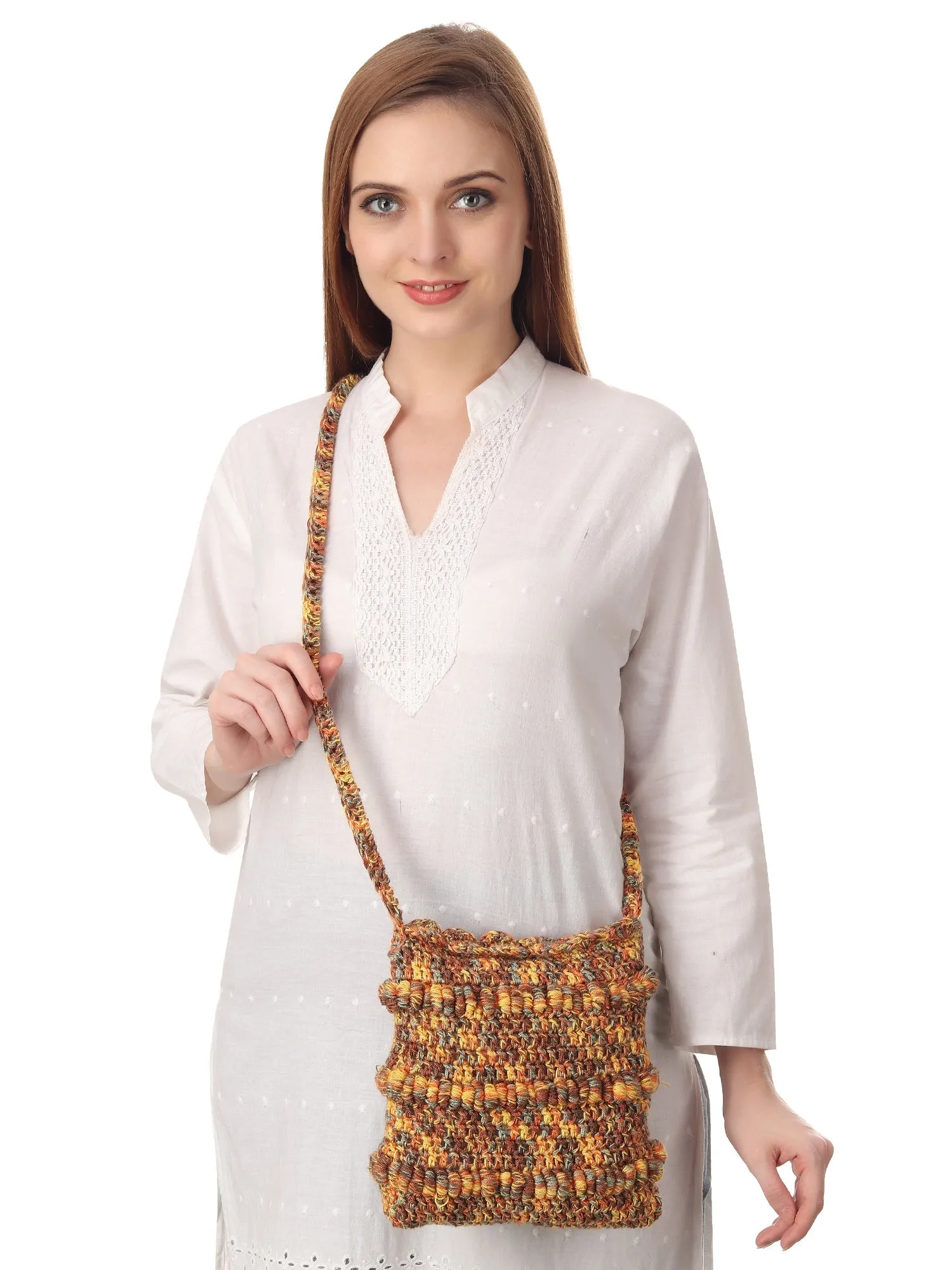 Bronze Multi Crossbody Bag