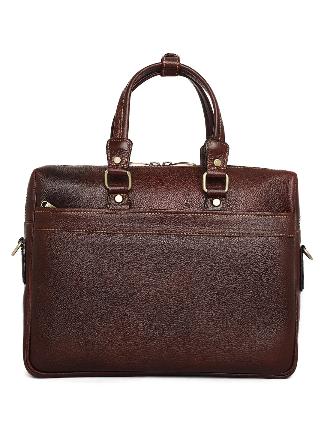 Brown Leather Laptop Bags ZP12116