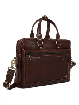 Brown Leather Laptop Bags ZP12116