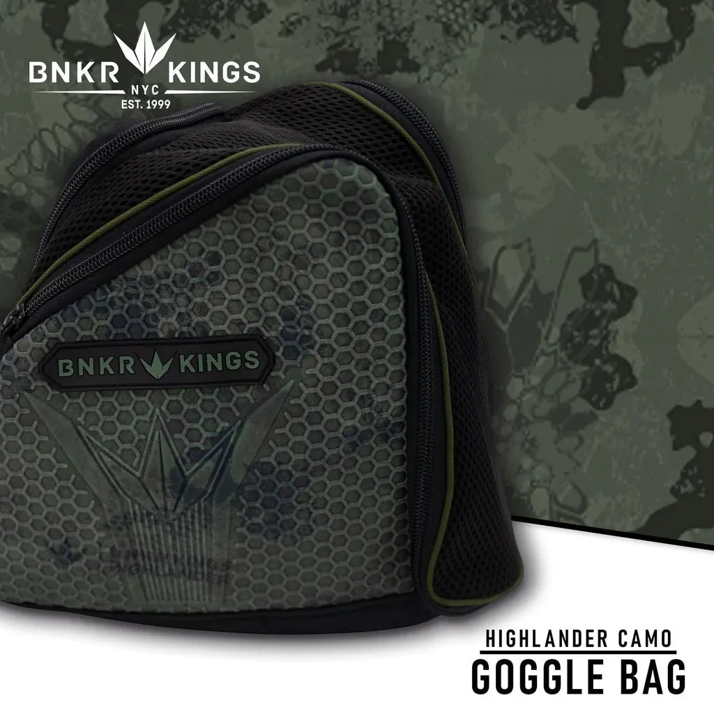 Bunkerkings Supreme Paintball Masken Case - Highlander Camo