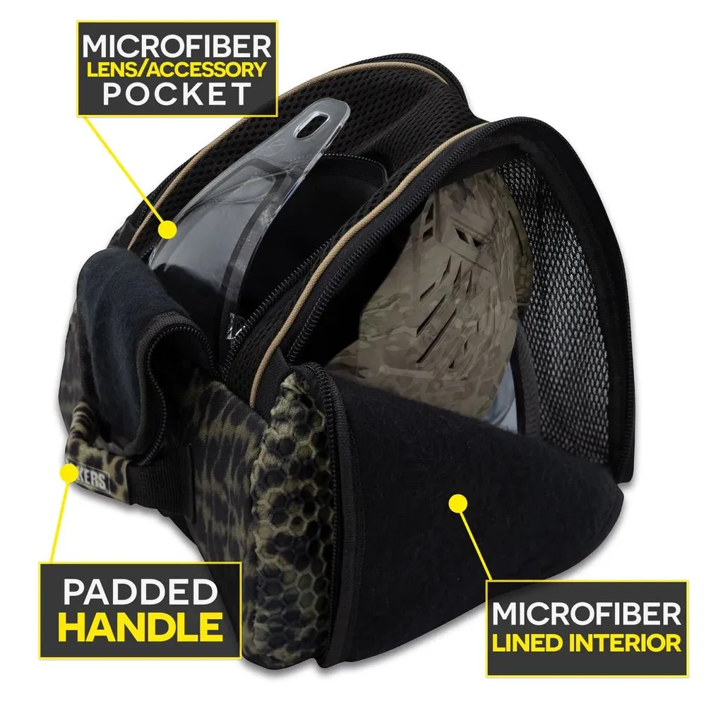 Bunkerkings Supreme Paintball Masken Case - Lime Laces