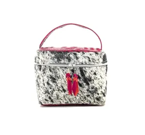 Caboose - Black & White w/ Red Croc