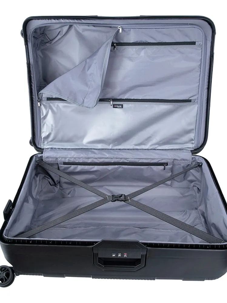 Cellini Safetech 75Cm Trolley Case Black