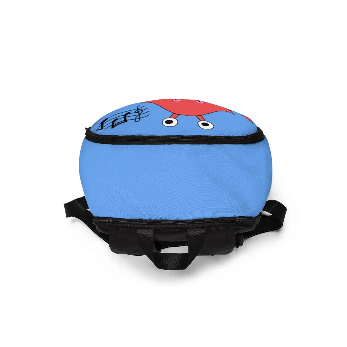 Cha, Cha, Cha! light blue Unisex Fabric Backpack