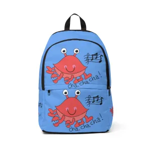 Cha, Cha, Cha! light blue Unisex Fabric Backpack
