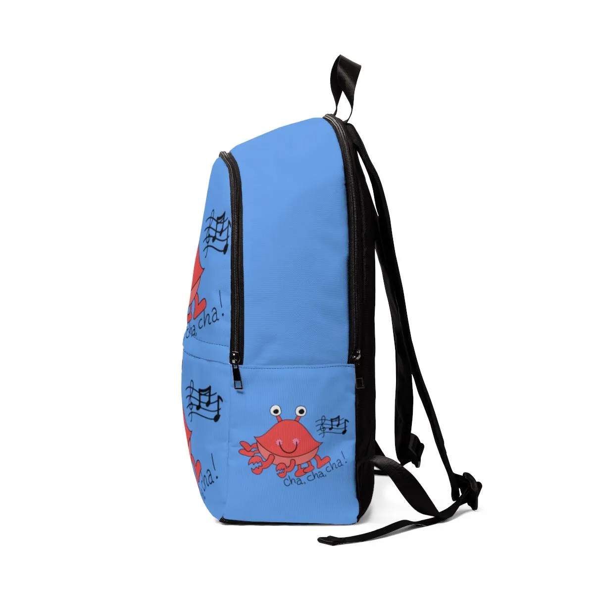 Cha, Cha, Cha! light blue Unisex Fabric Backpack
