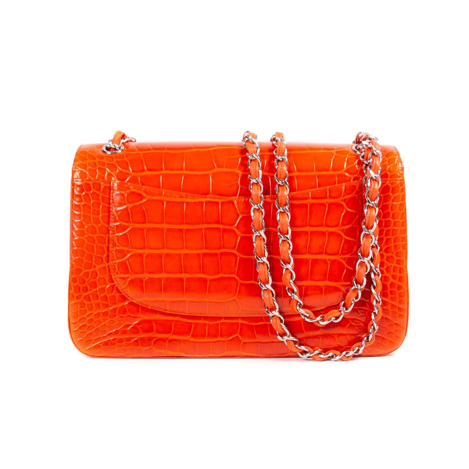 Chanel Classic Crocodile Jumbo Double Flap Bag