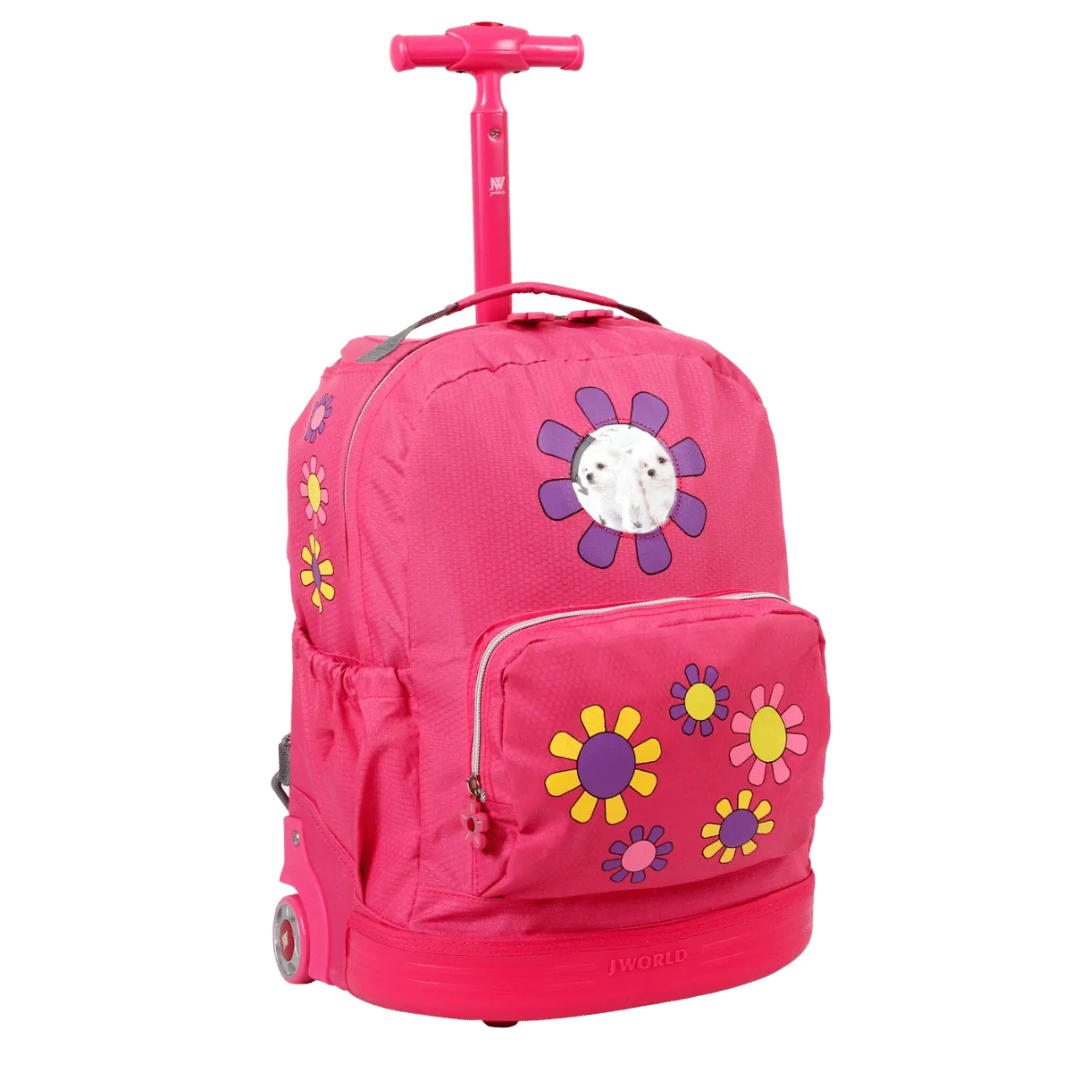 Character Kids Rolling Backpack (16.5 Inch) in Daisy - Final Sale