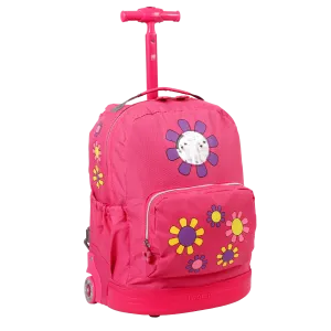 Character Kids Rolling Backpack (16.5 Inch) in Daisy - Final Sale