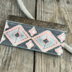 Checkbook Cover - Brindle w/ Adobe Navajo