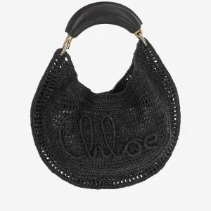Chloè Summer Banana Raffia Hobo Bag