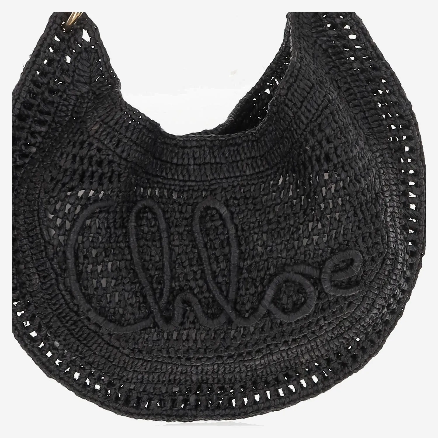 Chloè Summer Banana Raffia Hobo Bag