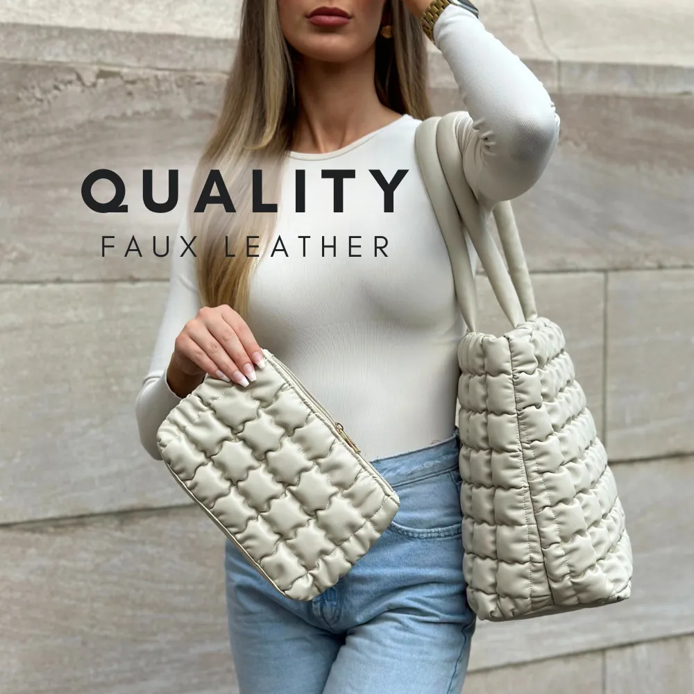 CLOUD TOTE BAG -  CREAM
