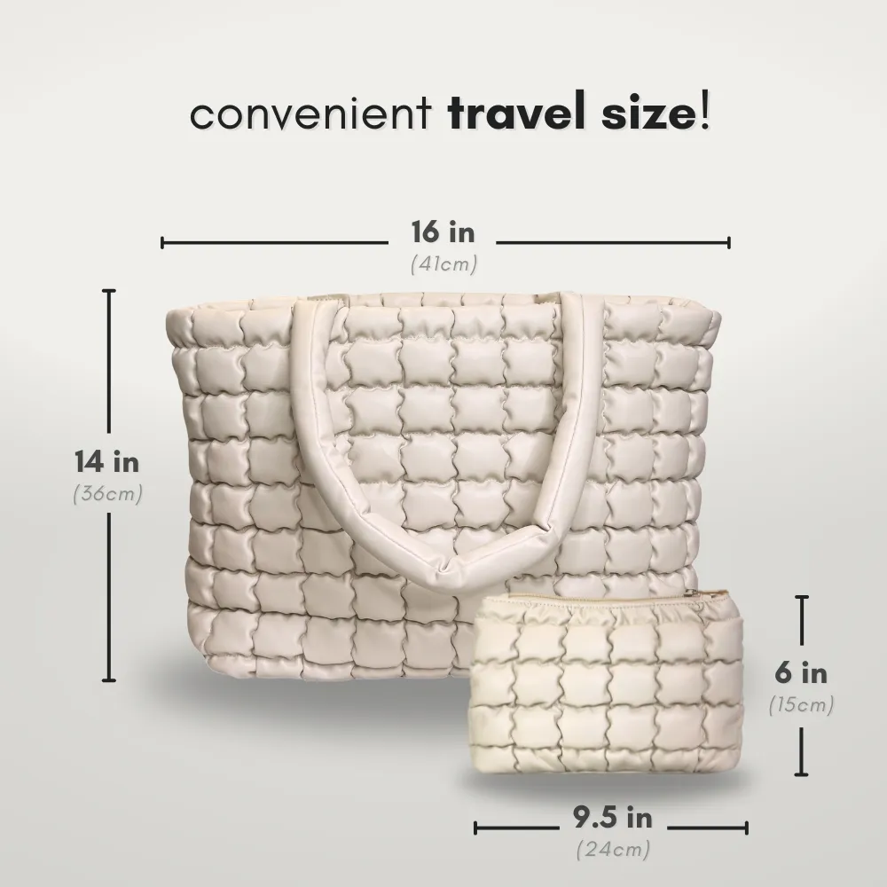 CLOUD TOTE BAG -  CREAM