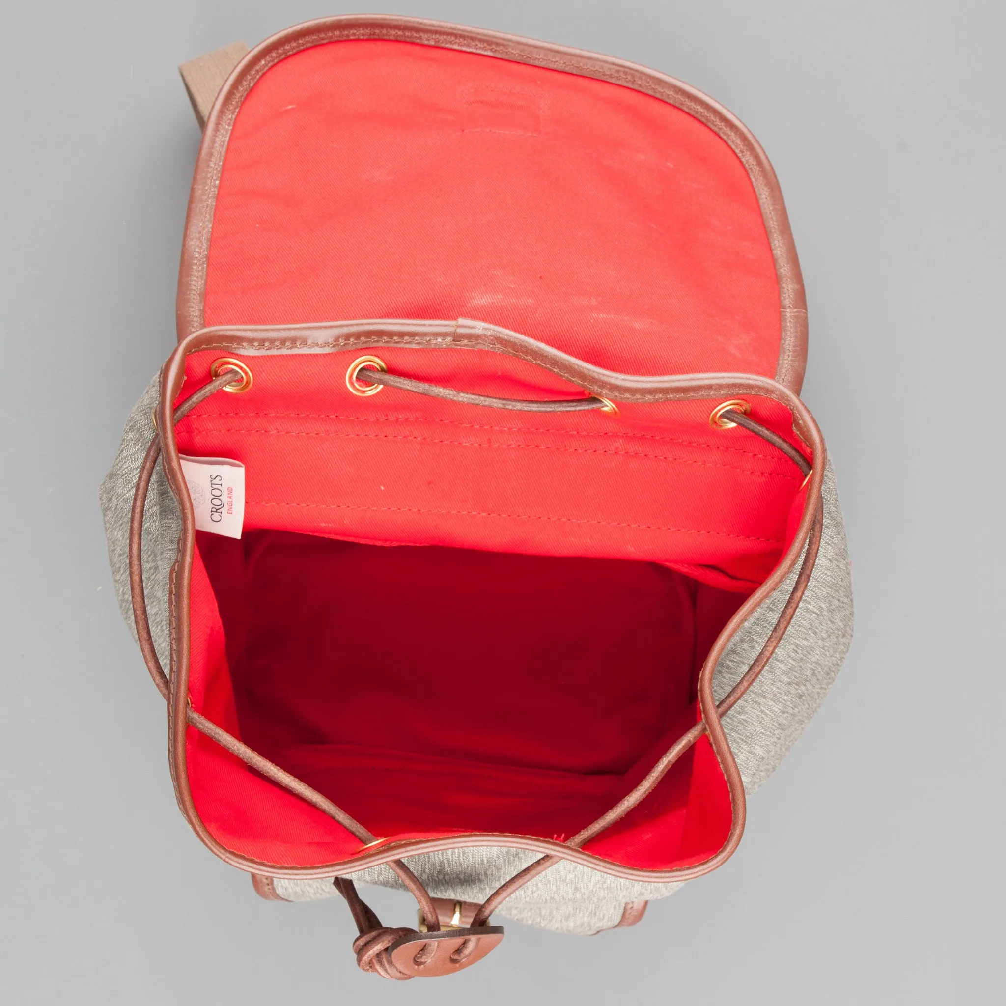 Croots Drawstring rucksack Salt and Pepper