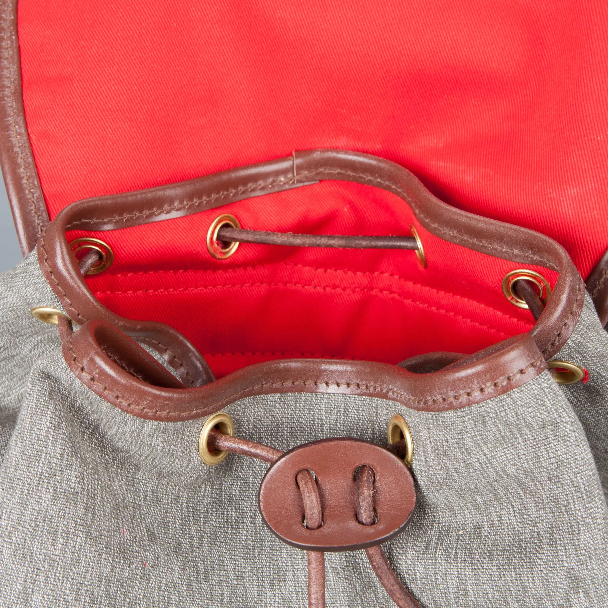 Croots Drawstring rucksack Salt and Pepper
