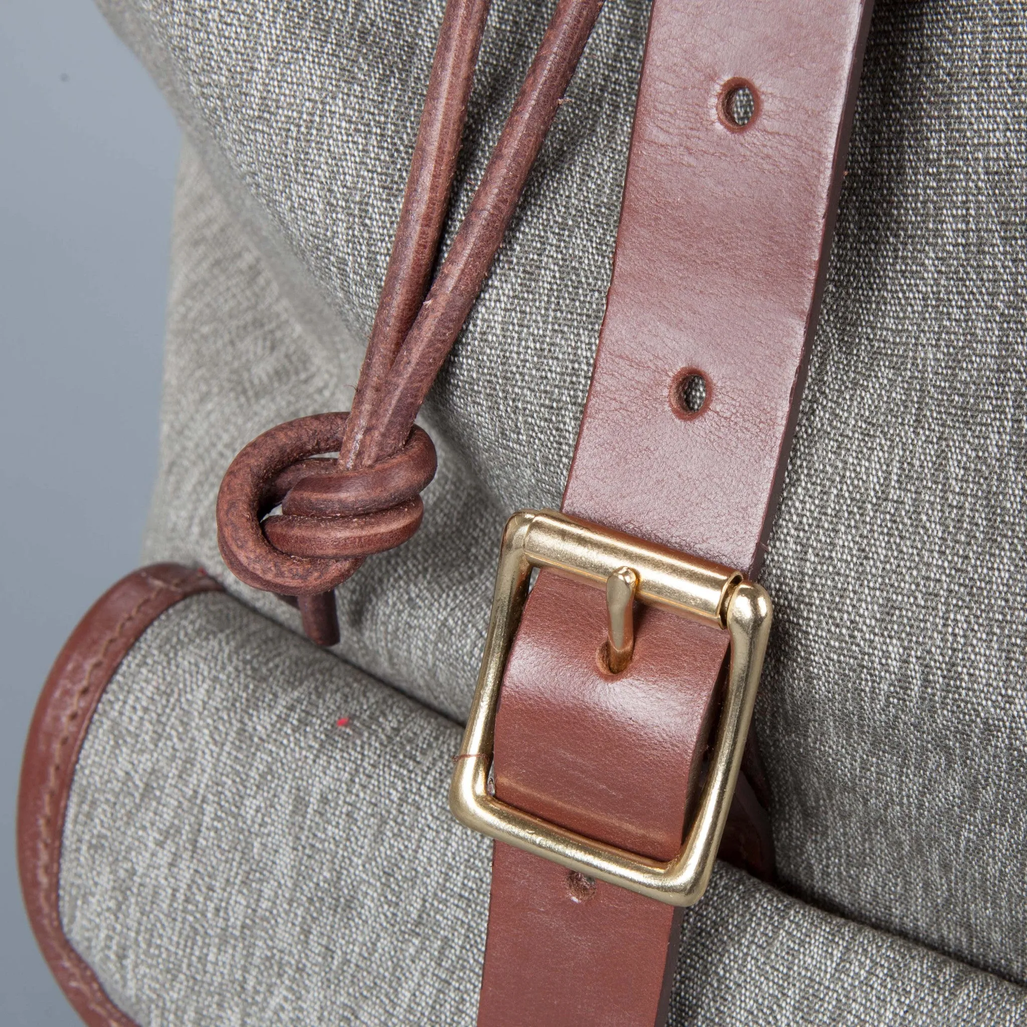 Croots Drawstring rucksack Salt and Pepper