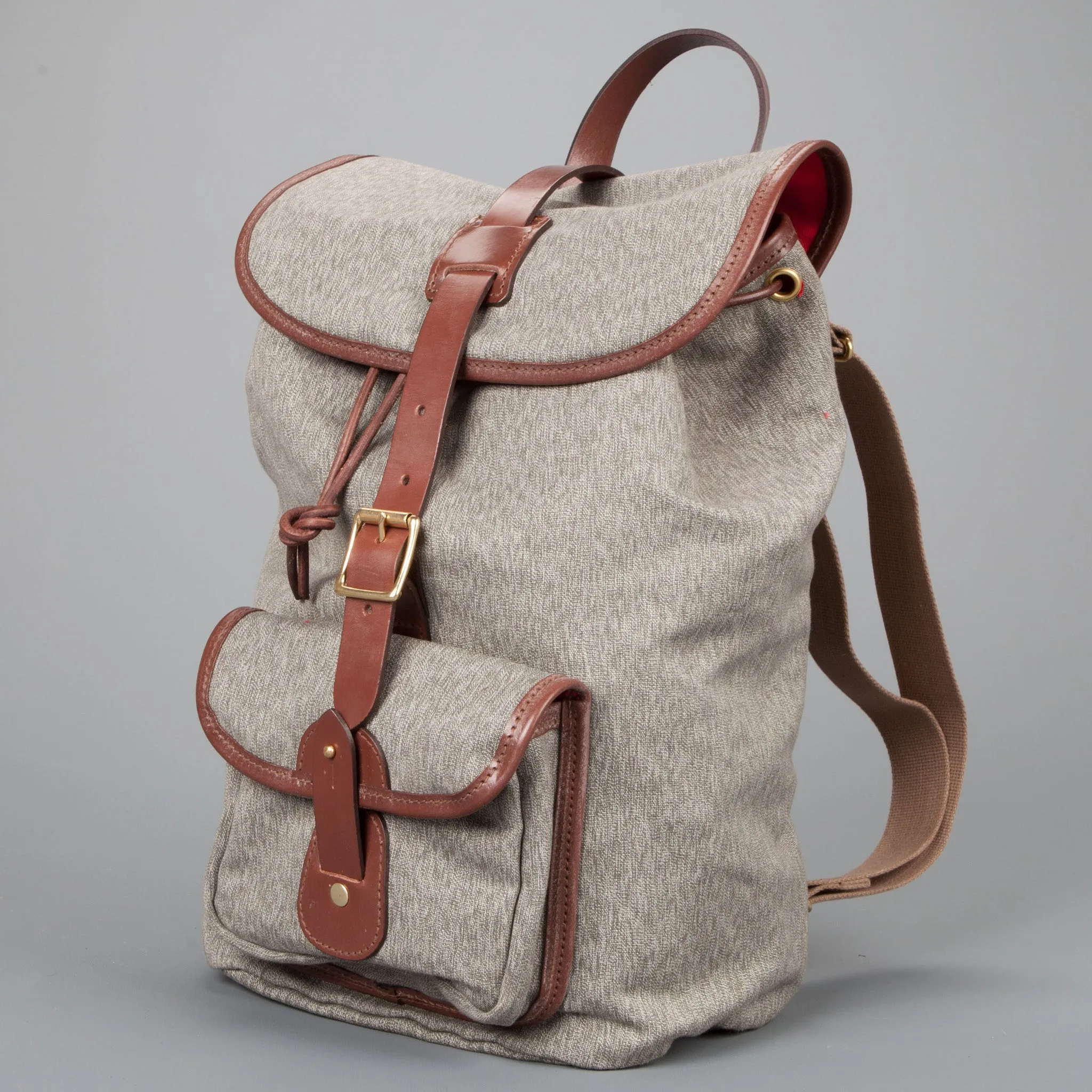 Croots Drawstring rucksack Salt and Pepper