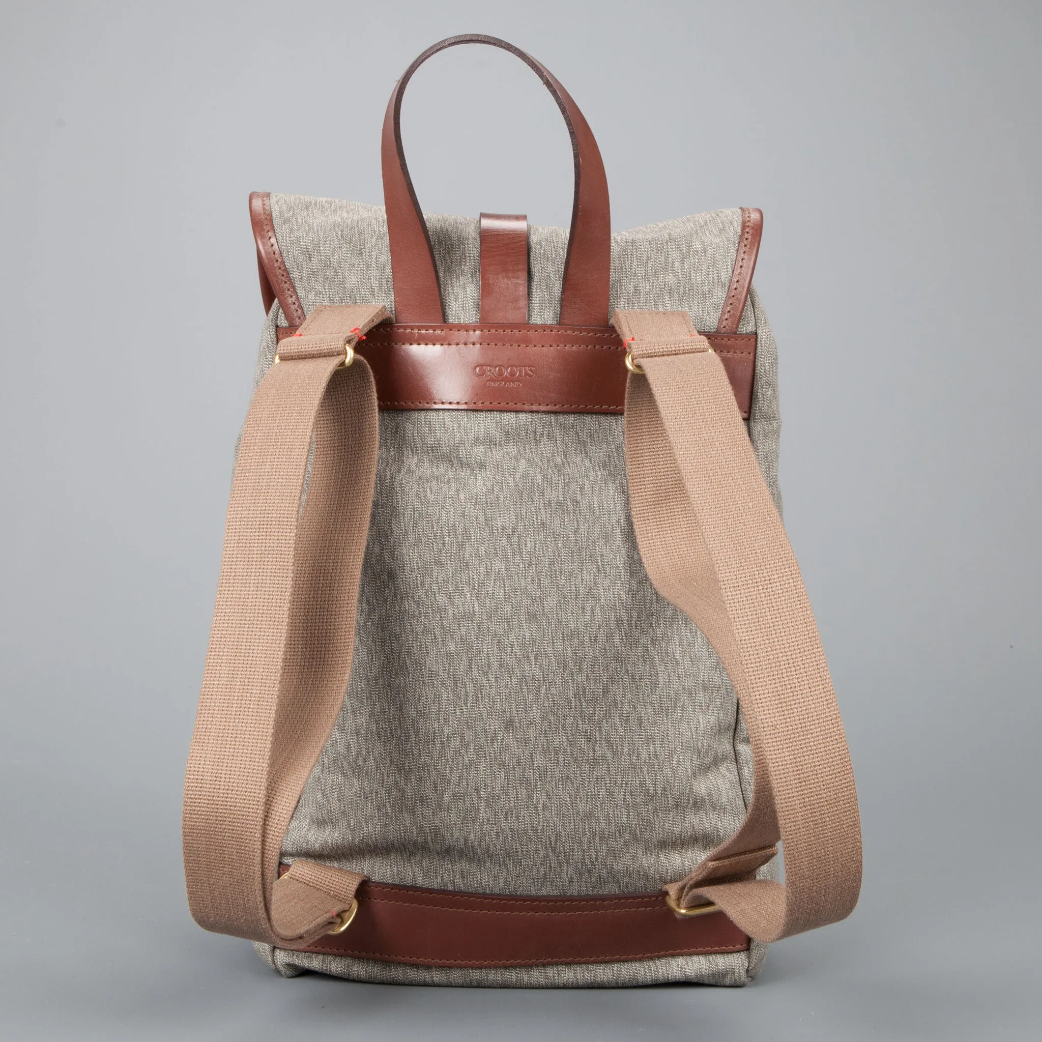 Croots Drawstring rucksack Salt and Pepper