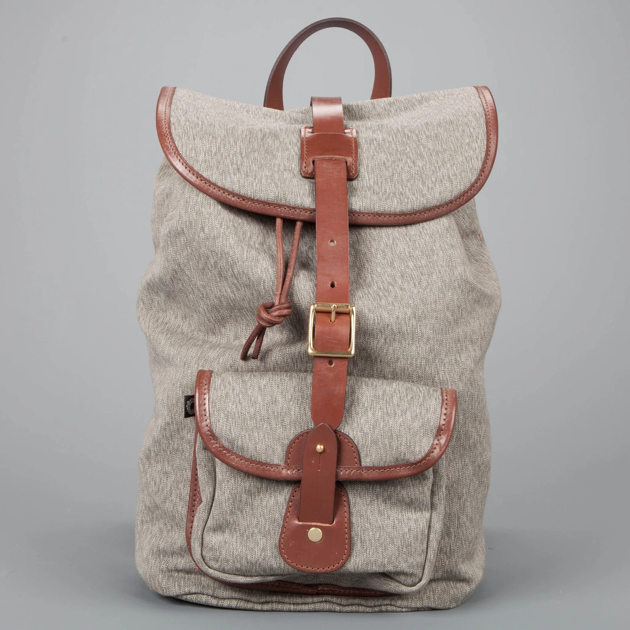 Croots Drawstring rucksack Salt and Pepper