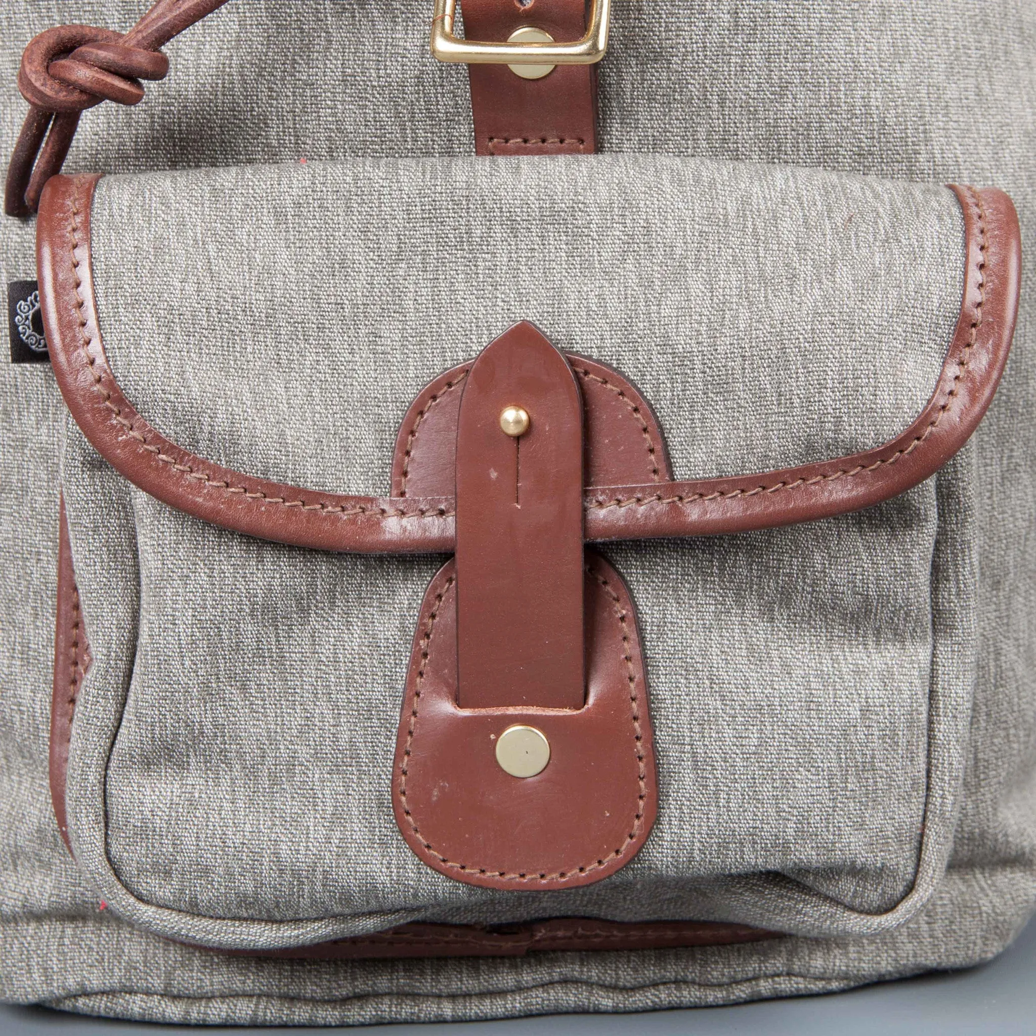 Croots Drawstring rucksack Salt and Pepper