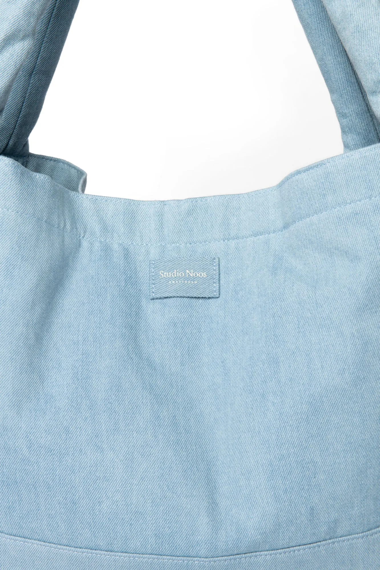 Denim Solid Mom Bag