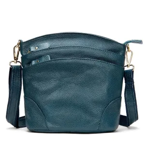 Designer Women's Leather Crossbody Messenger Bag Cowhide Sling