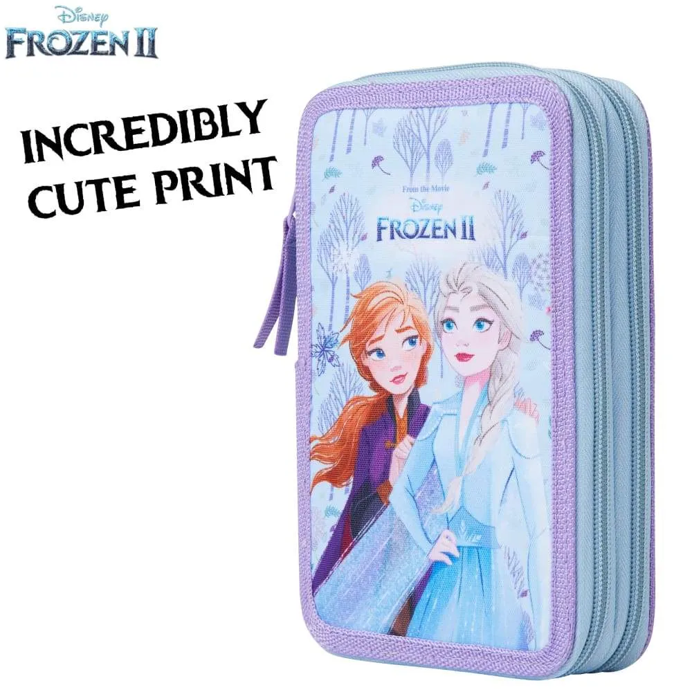 Disney Frozen Filled Pencil Cases with Frozen Stationary Supplies for Girls
