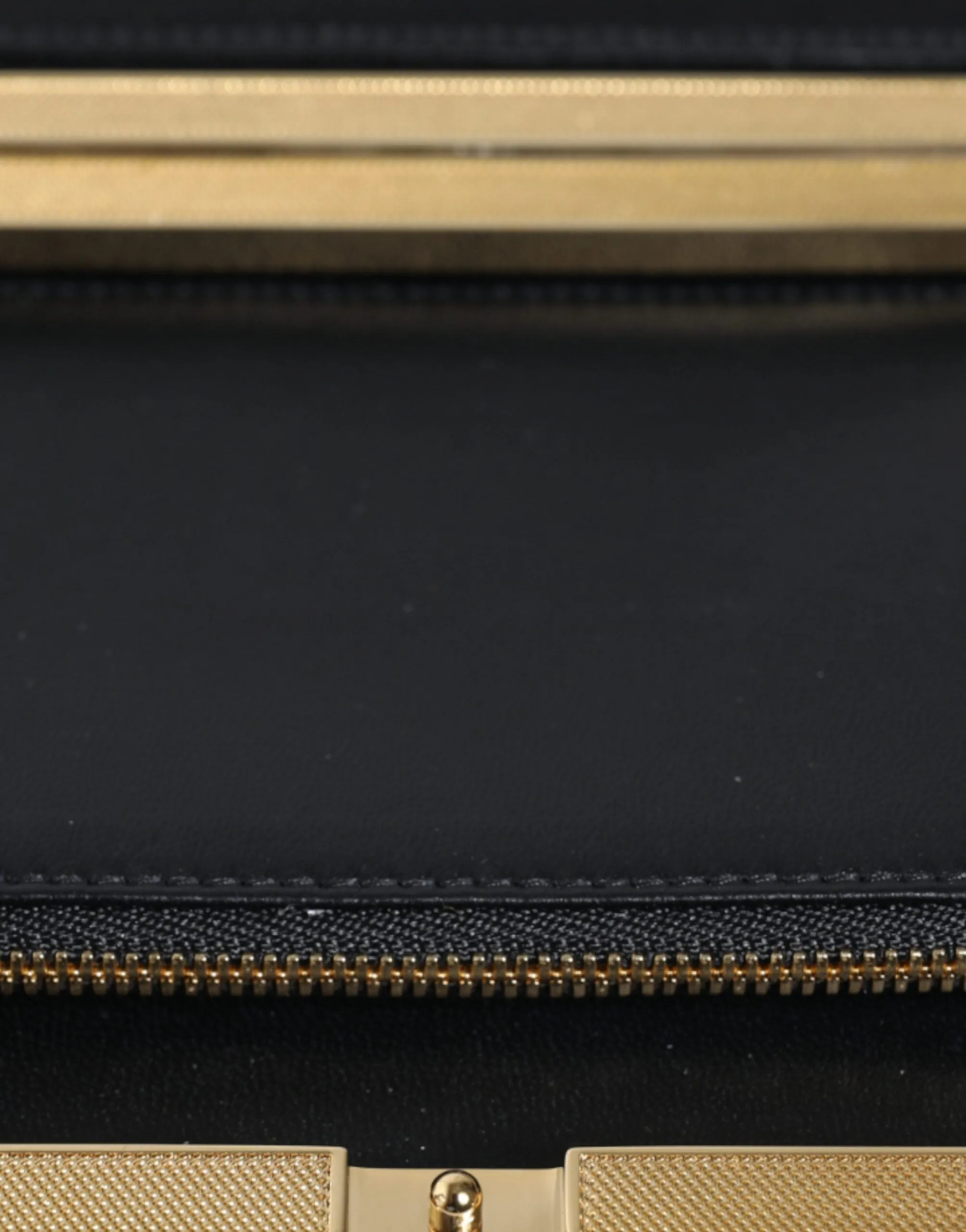 Dolce & Gabbana Multicolor Floral Gold Frame Clutch Evening Purse Bag