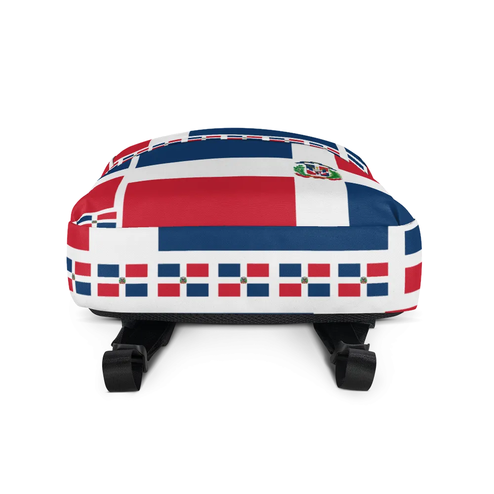 Dominican Republic Flag All-Over Collage Backpack